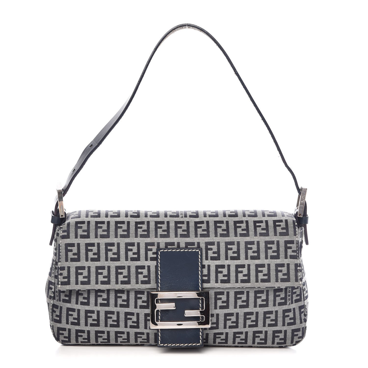 FENDI Zucchino Baguette Navy