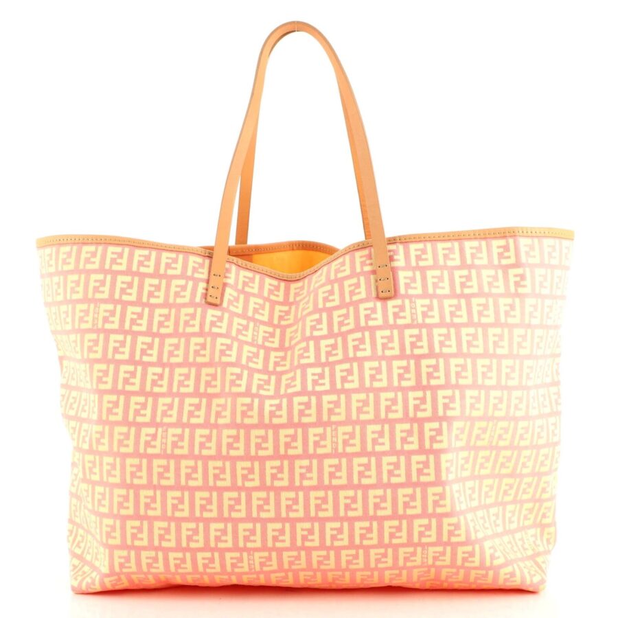 FENDI ZUCCHINO JACQUARD TOTE BAG | Studio Nafay