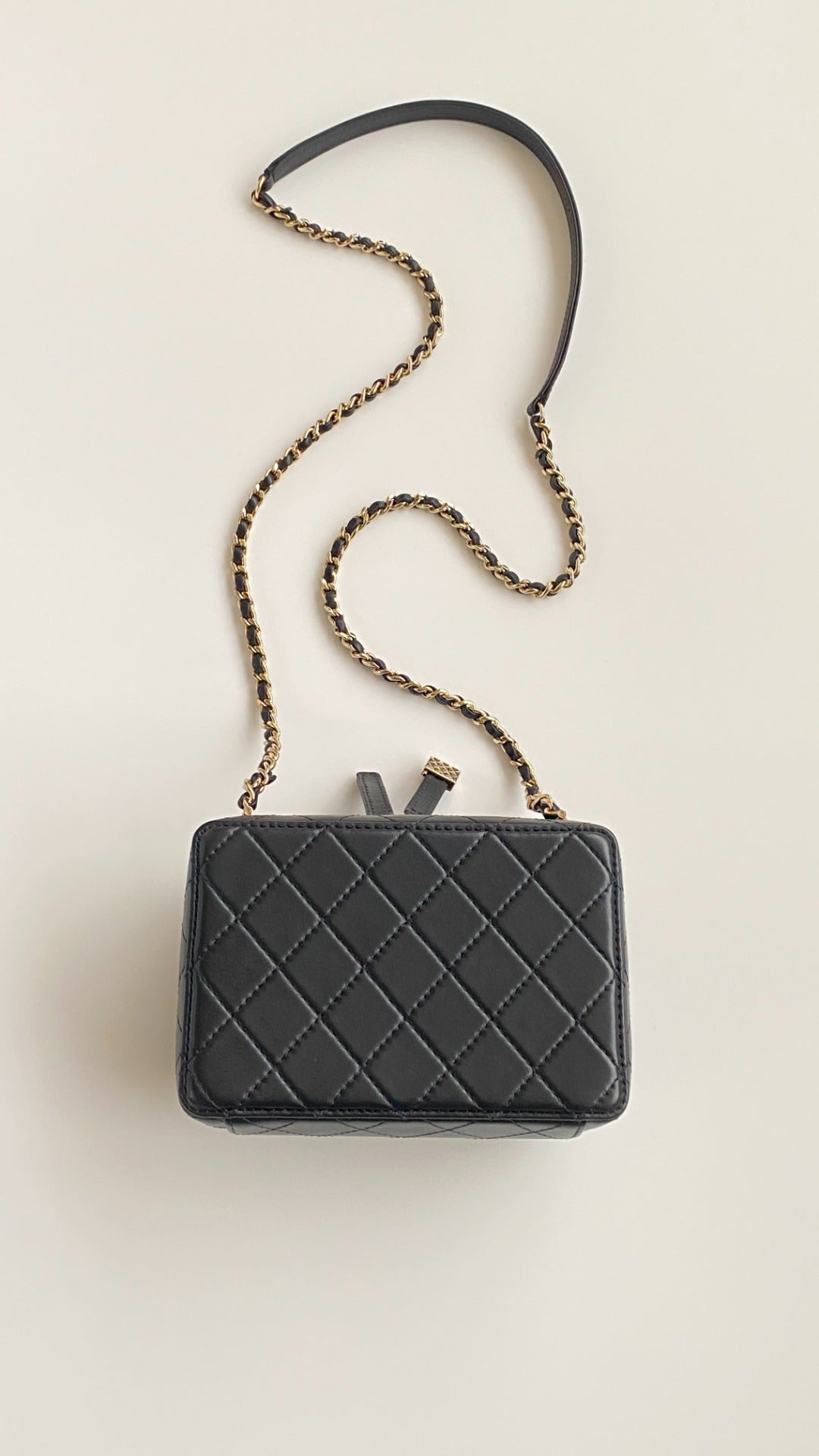 CC camera bag black lambskin gold hardware - Product Image 2