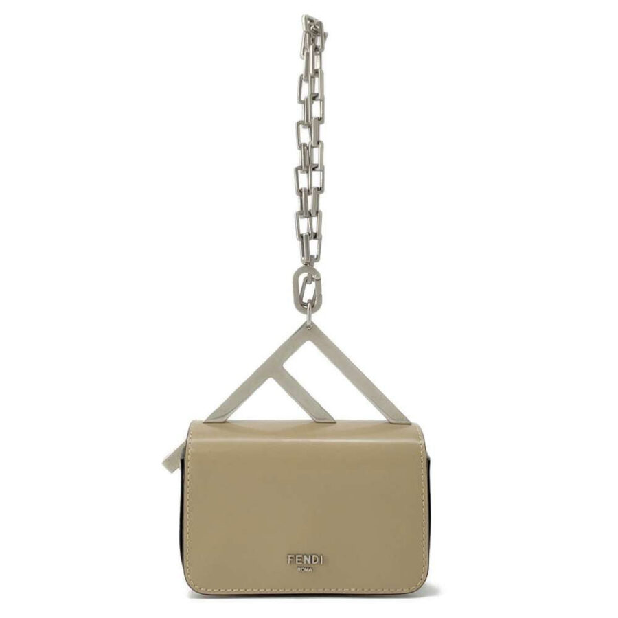 FENDI First Site Nano Beige7AS173 Leather | Studio Nafay