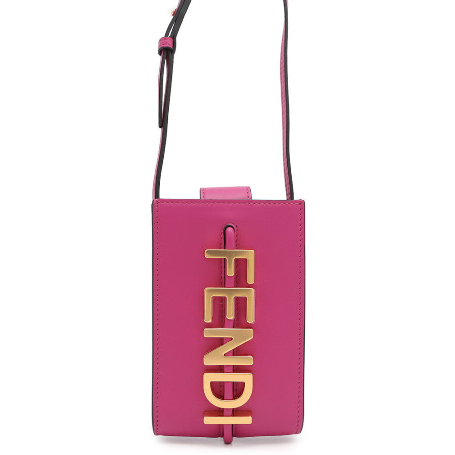 FENDI phone pouch PurplePink7AS192 Leather | Studio Nafay