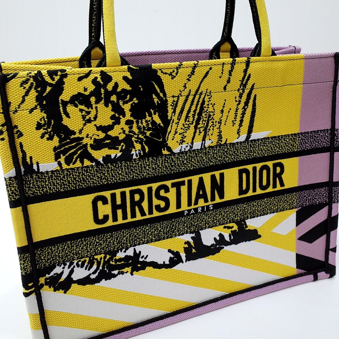 Book bag Tote Embroidery yellow 36.5cm 41.5cm Handbag