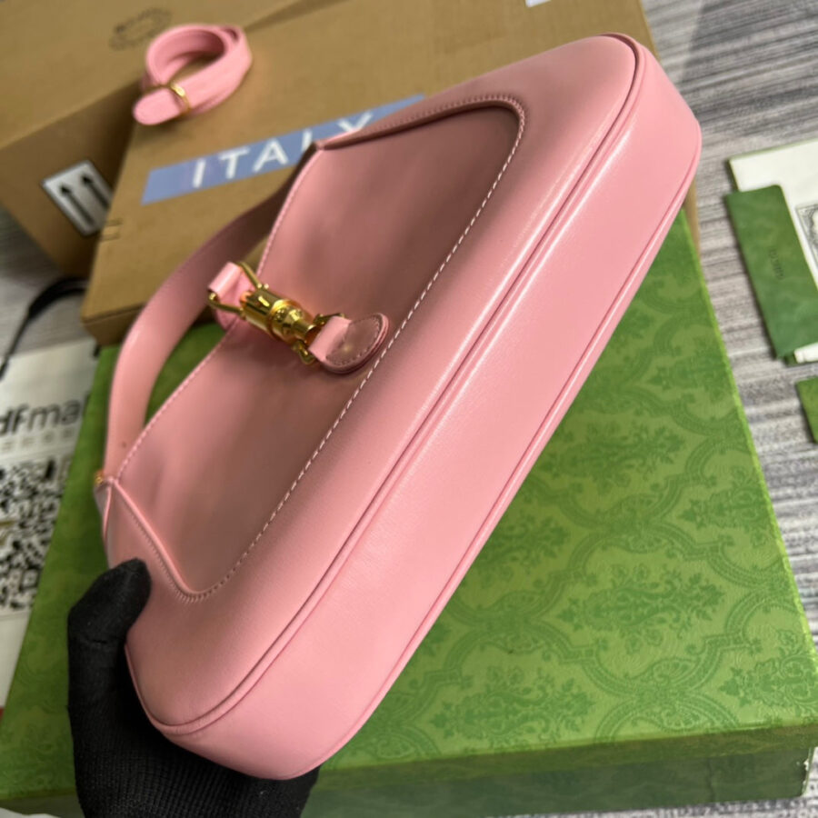 GG JACKIE SMALL 28 SHOULDER BAG IN PINK PASTEL CALFSKIN | Studio Nafay