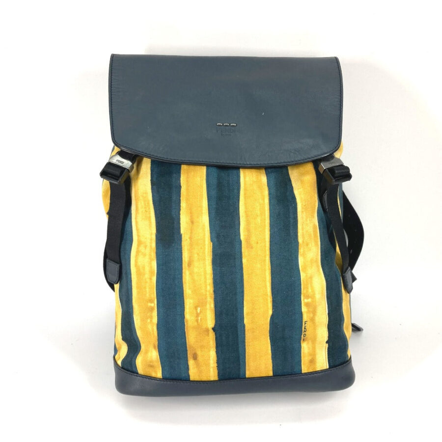 Fendi Backpack yellow bag – front view