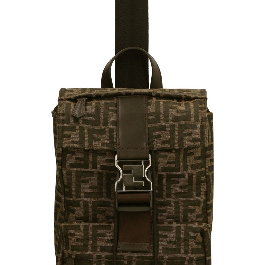 FENDI Luxury Men's Jacquard Backpack - FW23 Collection | Studio Nafay