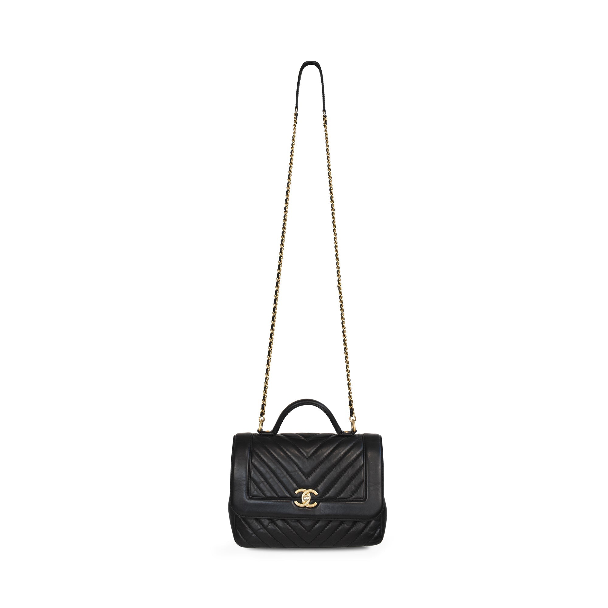 Chanel 'Chevron Top Handle' Flap Bag - Product Image 2