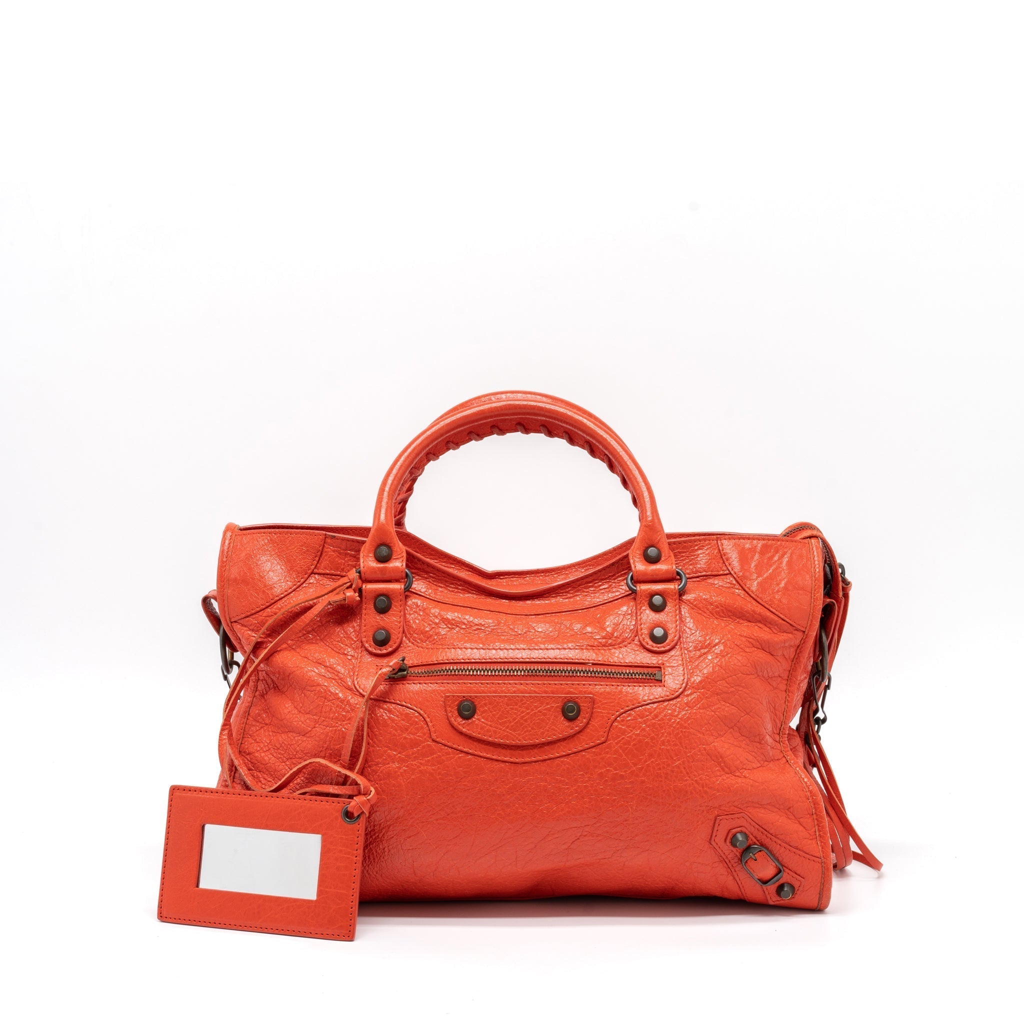 Balenciaga City black bag – front view