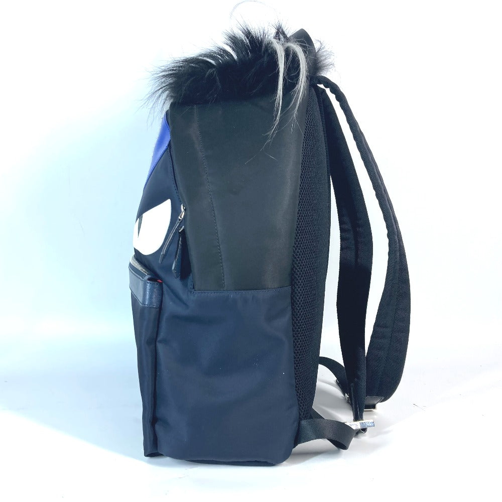 Fendi Backpack Nylon Navy Bag Monster Bugs Unisex(unisex)
