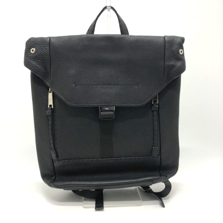 Fendi Backpack black bag – front view