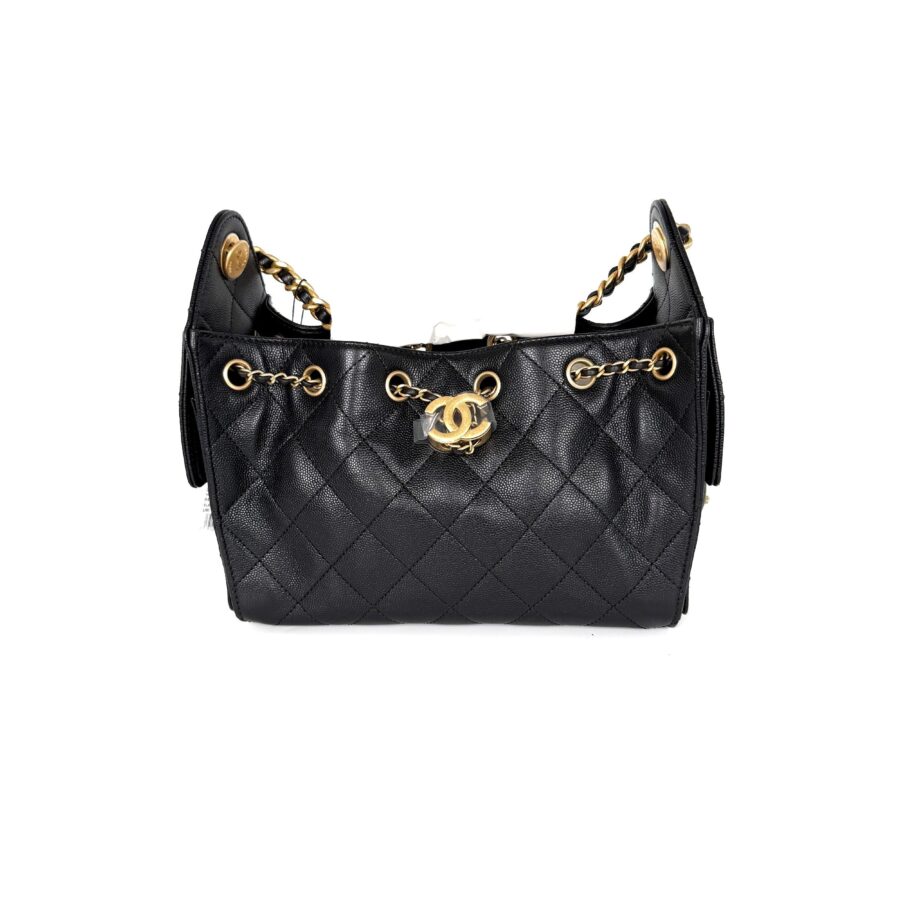 Chanel Shoulder Bag black – front view