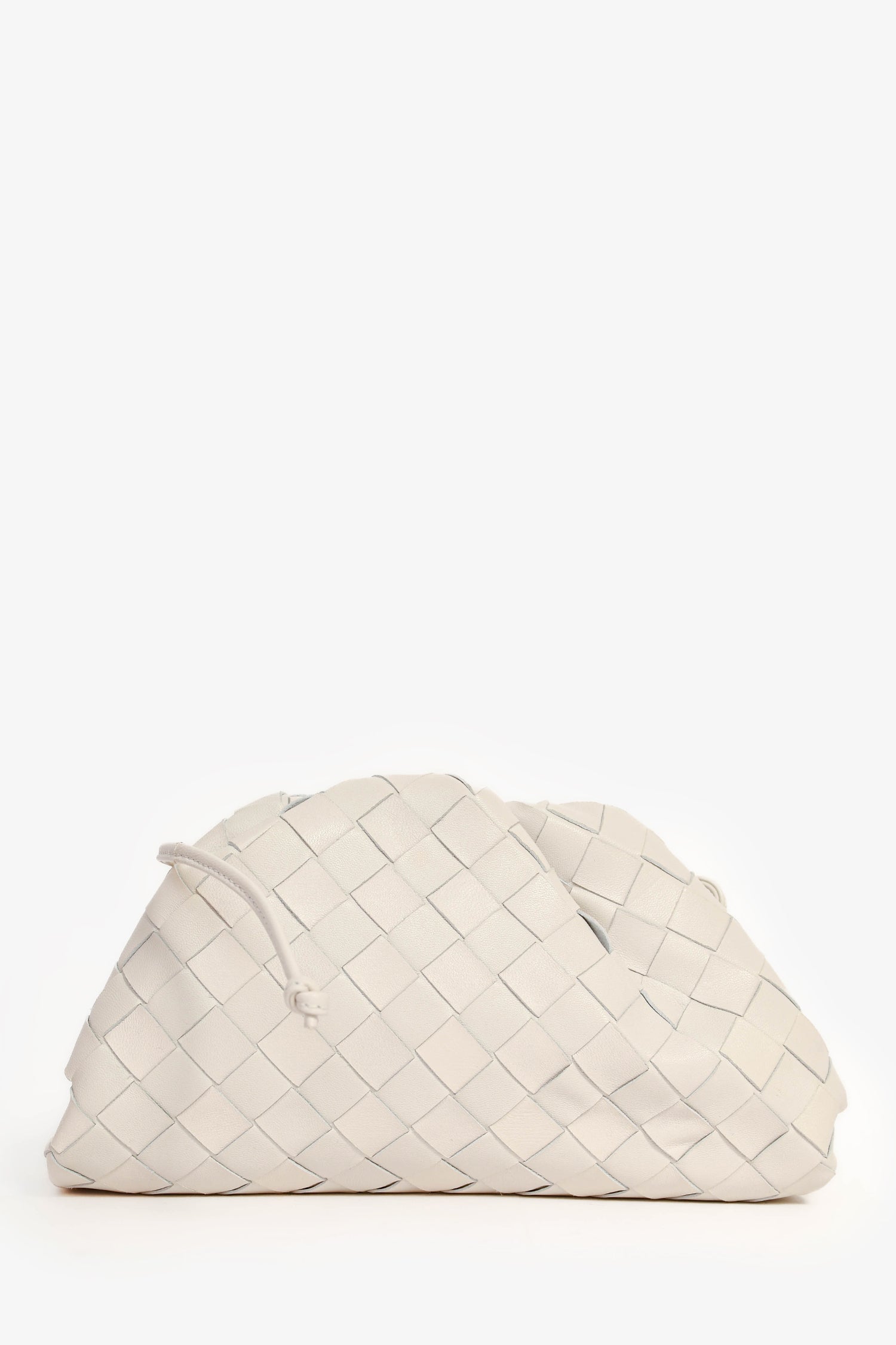 Bottega Veneta ‘Chalk’ Intrecciato Leather Pouch Crossbody