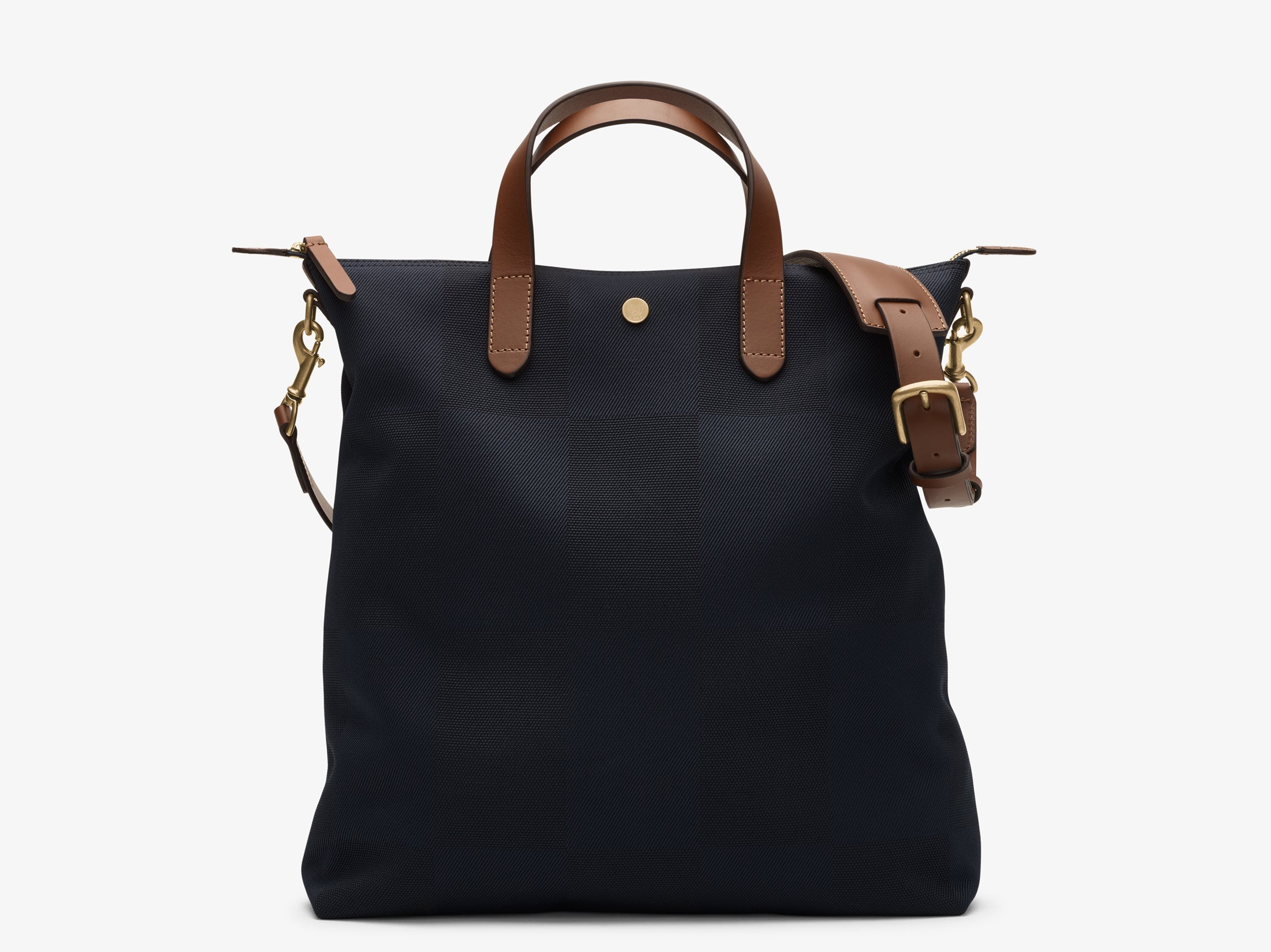 Designer handbag blue – front view