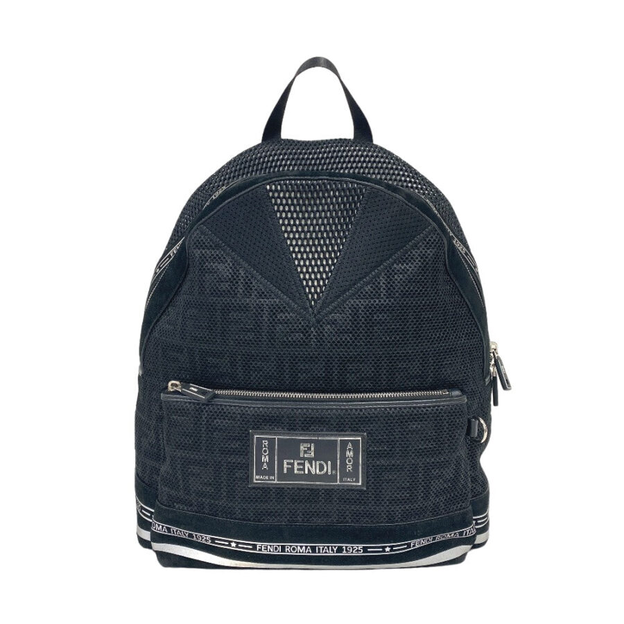 Fendi Backpack black bag – front view