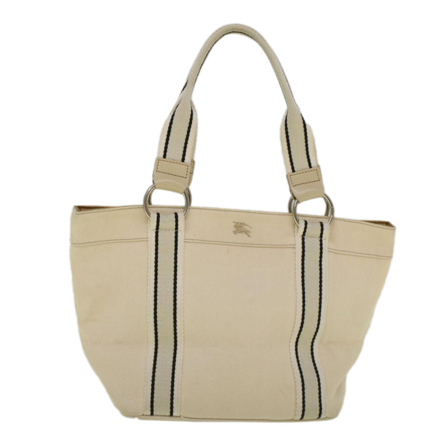 BURBERRY Blue Label Tote Bag Canvas Beige Auth ar10721 | Studio Nafay