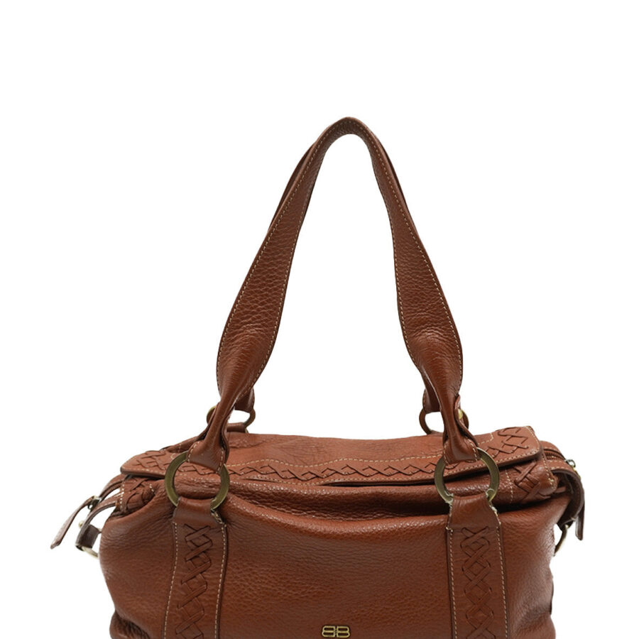 Satchel BB Shoulder Bag Brown | Studio Nafay
