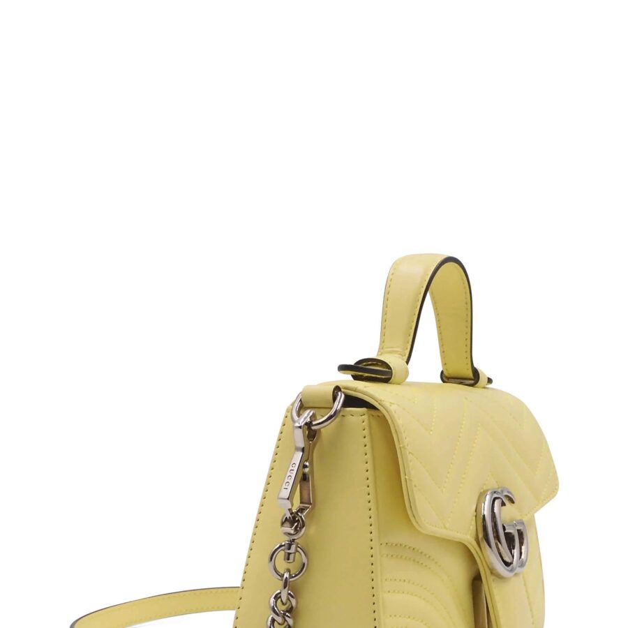 GG Marmont Mini Top Handle Pastel Yellow | Studio Nafay